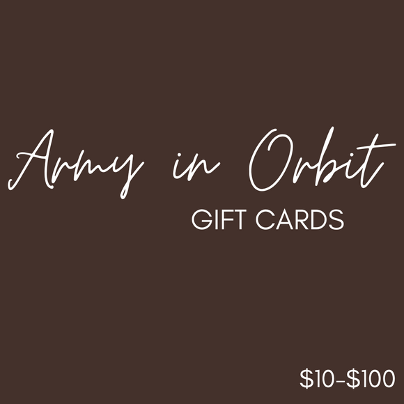 Army in Orbit LLC Gift Cards